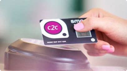 Travel smart and avoid queues with our c2c Smartcard 